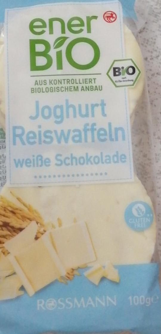 Фото - Joghurt Reiswaffeln Weisse Schokolade Ener Bio