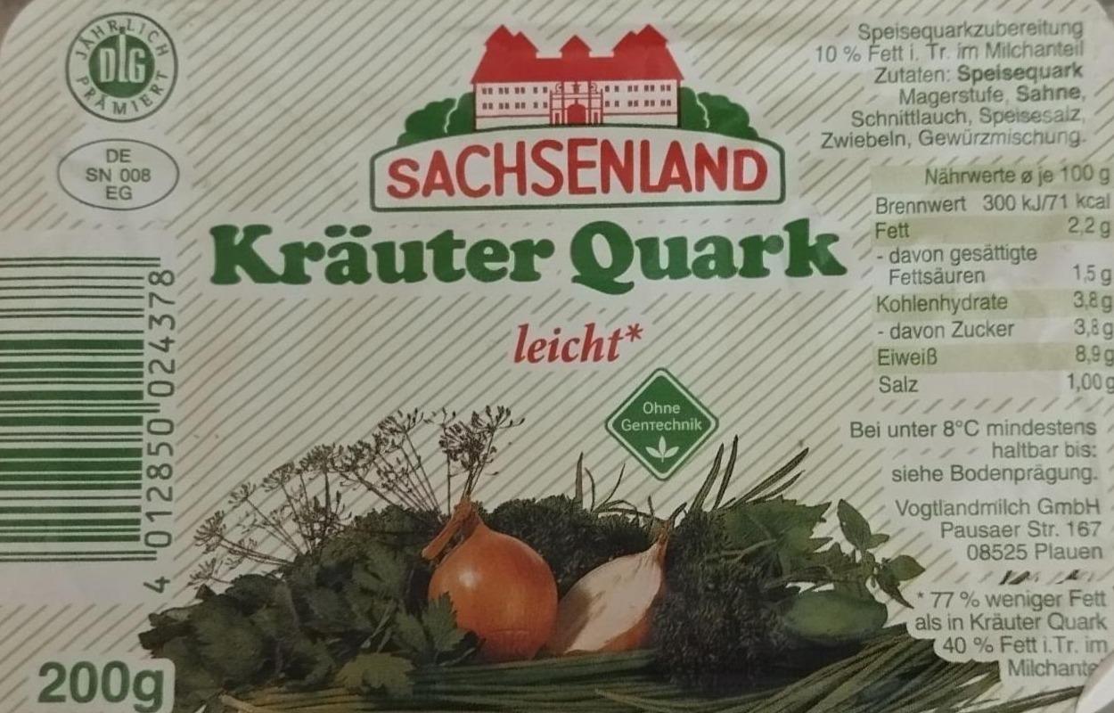 Фото - Kräuter Quark leicht Sachsenland