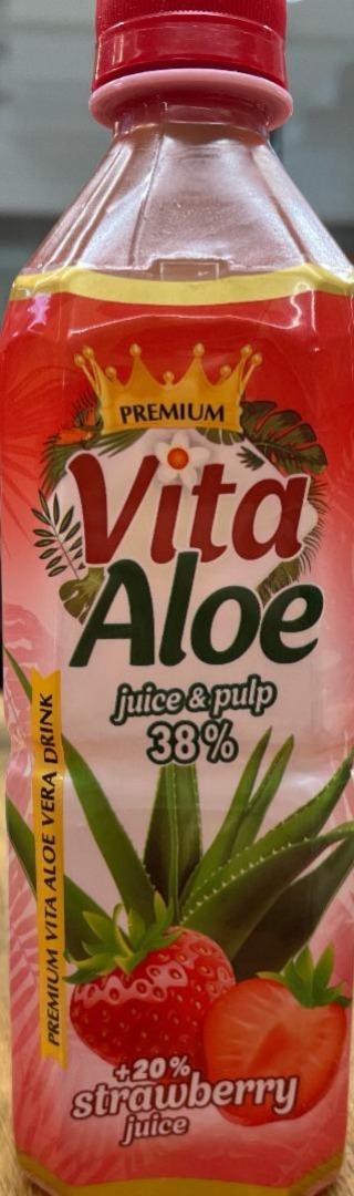 Фото - Napój aloesowy Truskawka 38% Vita Aloe Premium