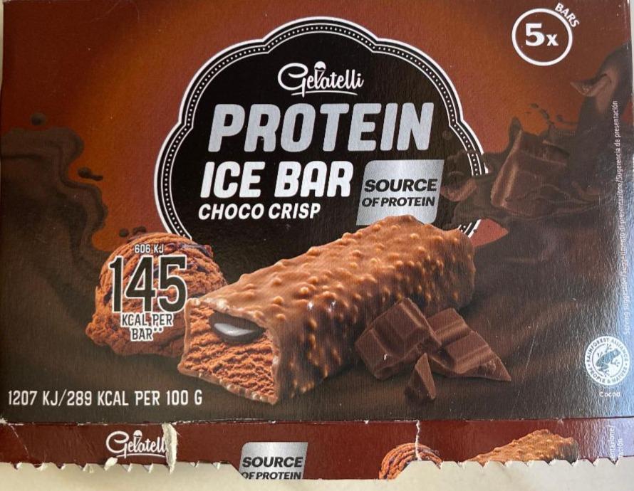 Фото - Protein ice bar Schoko Crisp Gelatelli