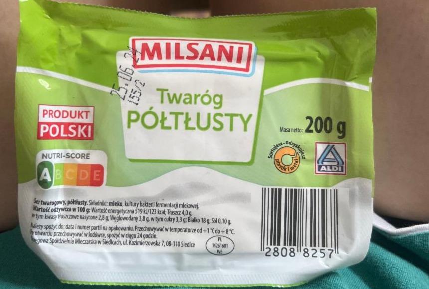 Фото - Twaróg półtłusty Milsani