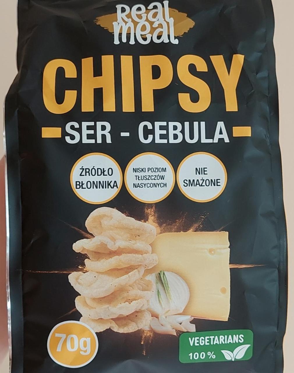 Фото - Chipsy ser-cebula Real Meal