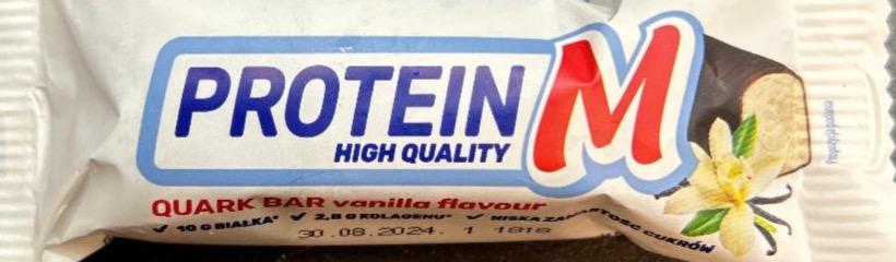 Фото - High quality quark bar vanilla flavour ProteinM