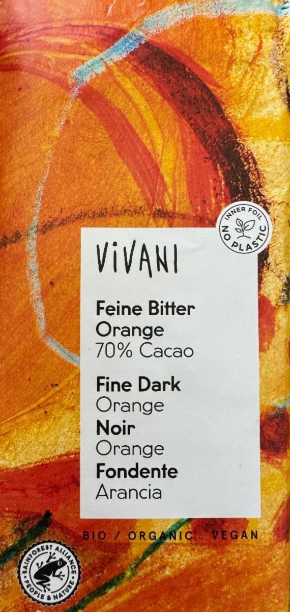 Фото - Feine bitter orange 70% cacao Vivani