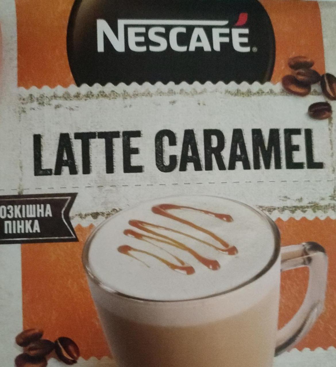 Фото - Напій кавовий розчинний зі смаком карамелі Latte Caramel Nescafe