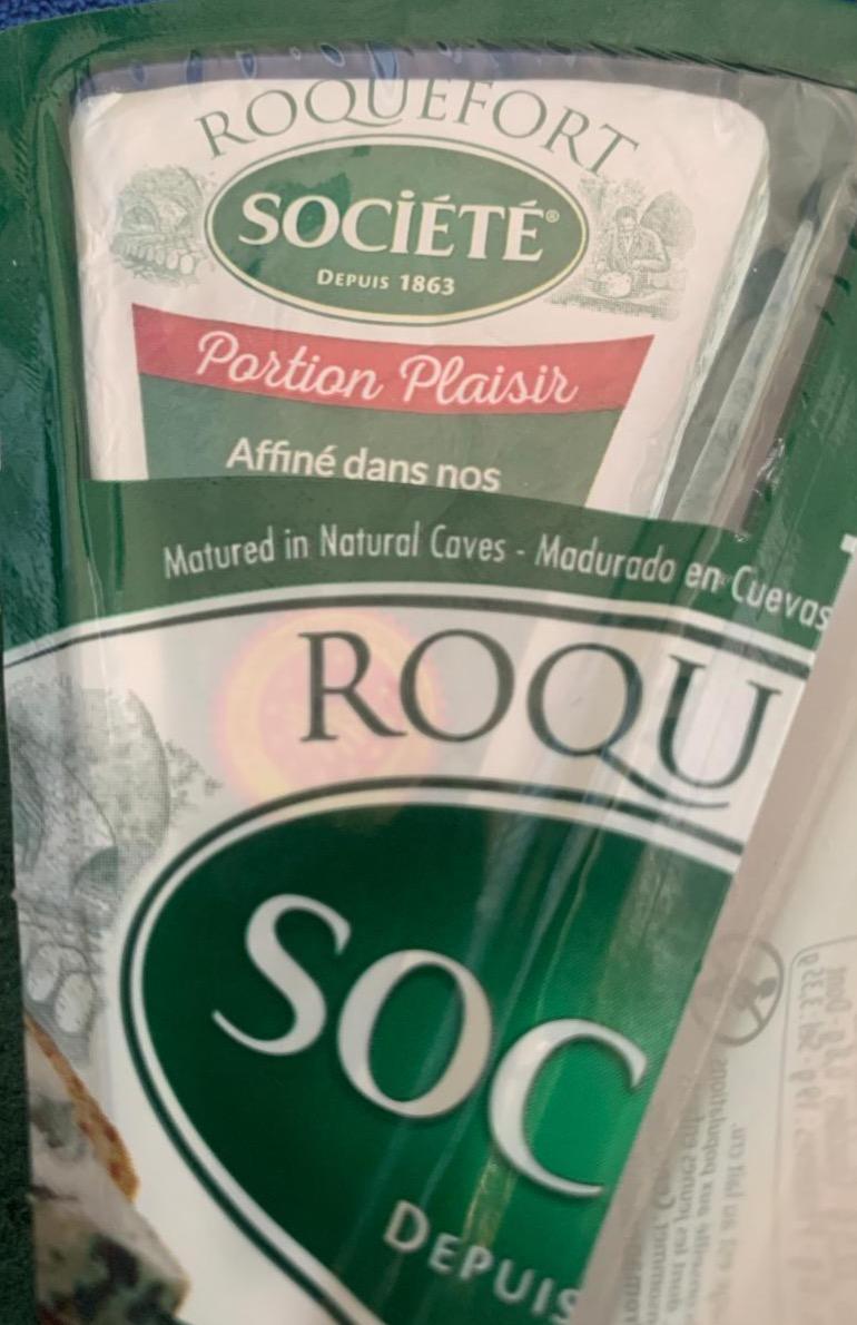 Фото - Сир з пліснявою Roquefort Societe