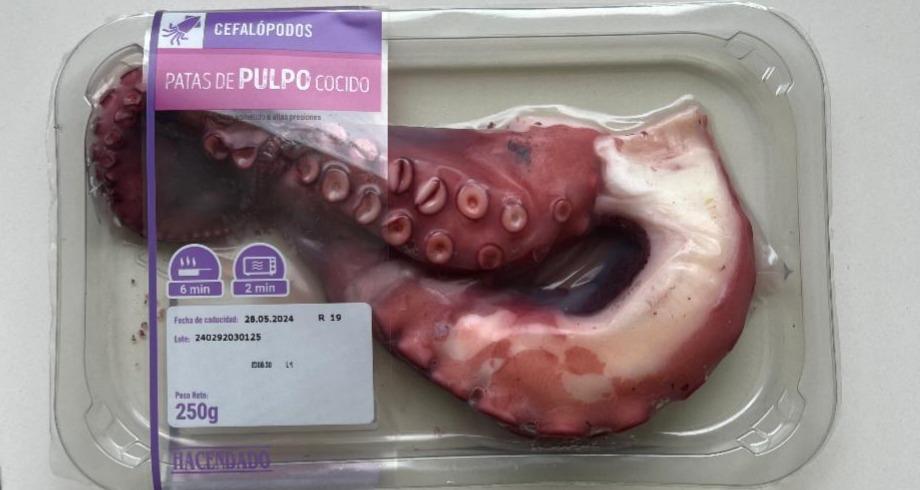 Фото - Cefalopodos patas de pulpo cocido Hacendado