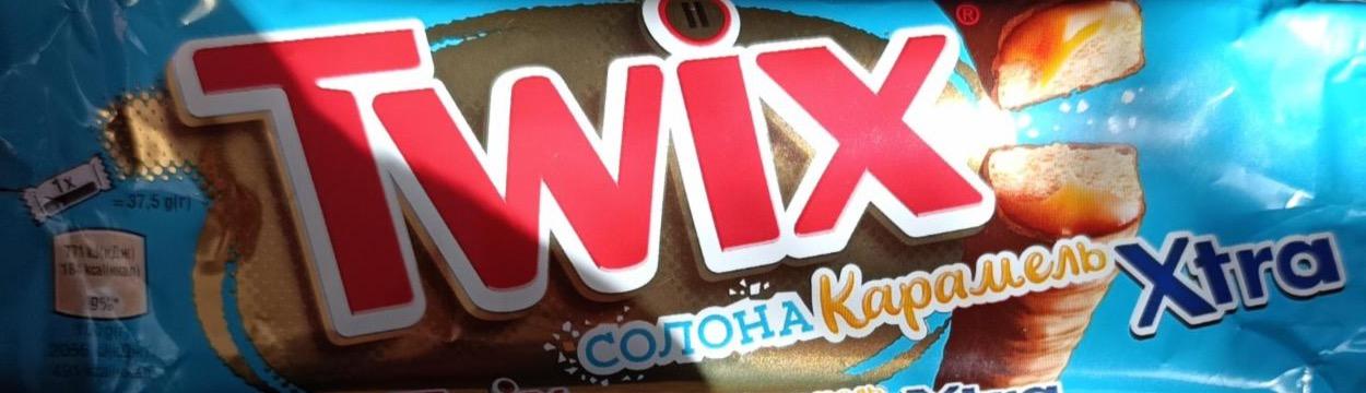 Фото - Солона карамель xtra Twix