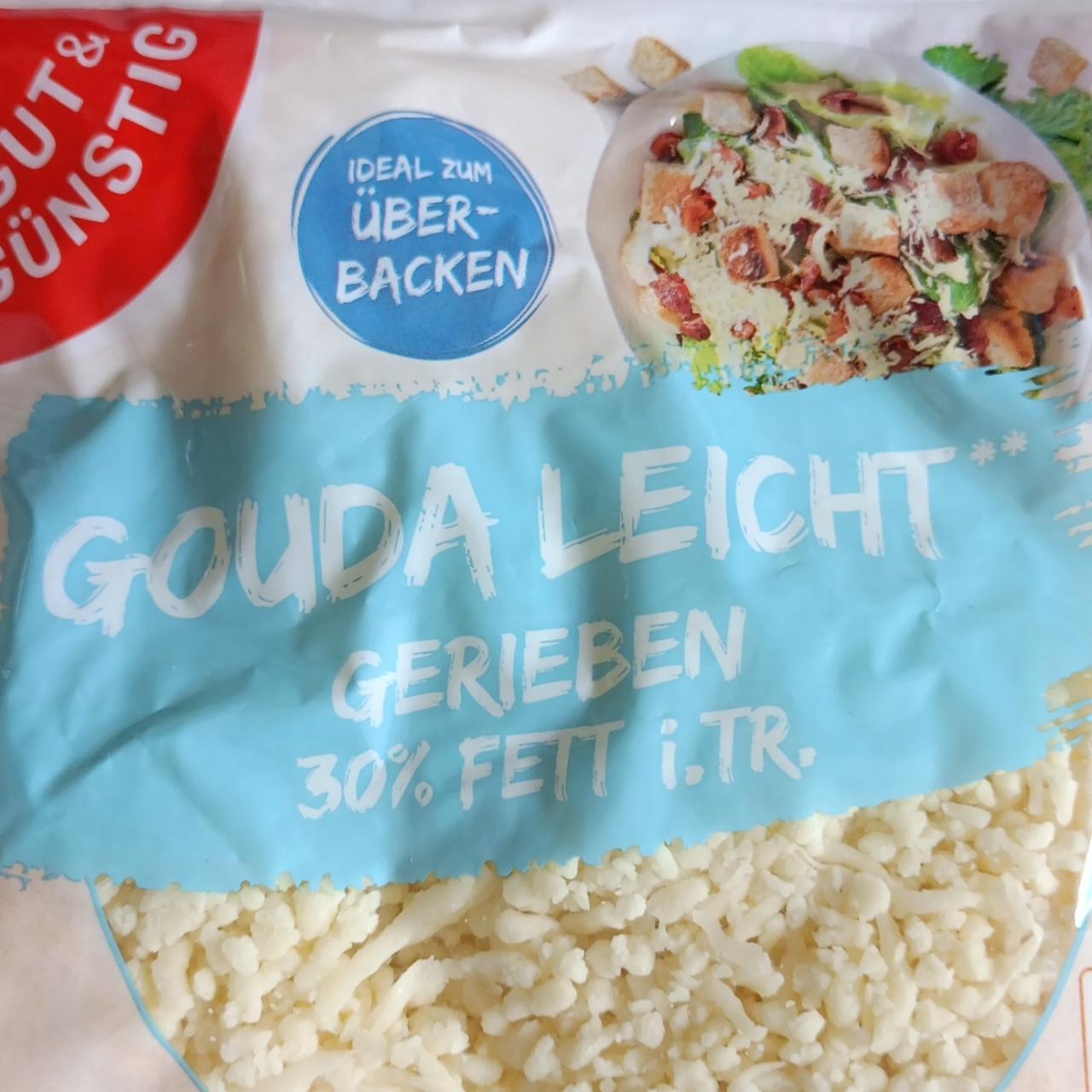 Фото - Сир тертий 30% Gouda Leicht Gut & Gunstig