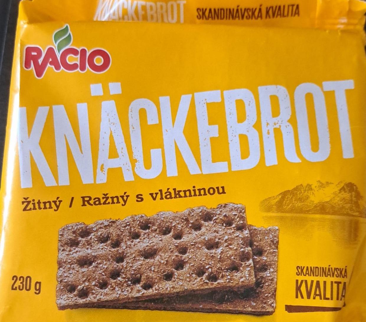 Фото - Knackebrot žitný s vlákninou Racio