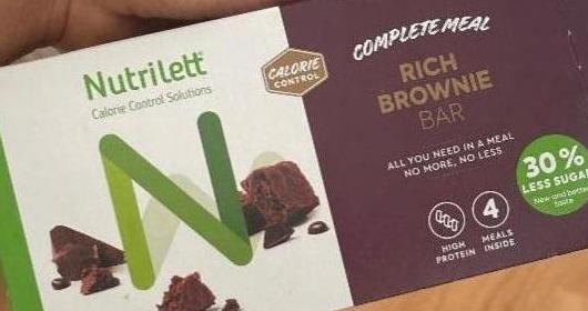 Фото - Батончик замінник їжі Rich Brownie Nutrilett