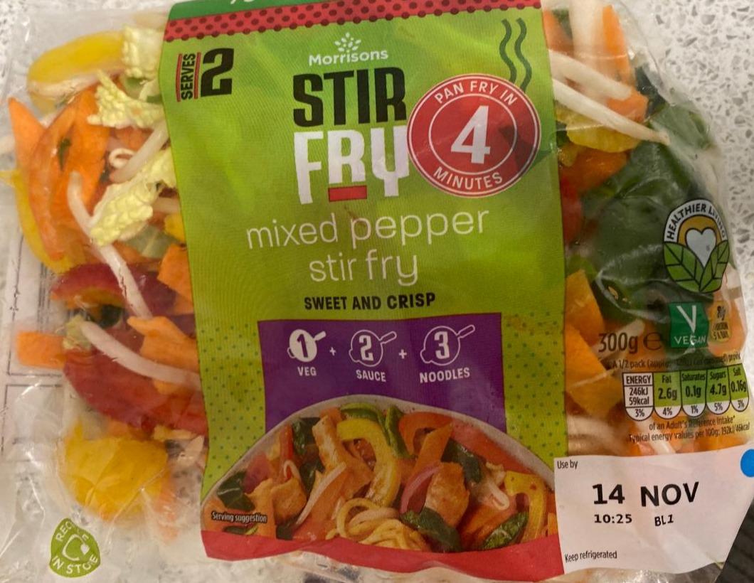 Фото - Mixed pepper stir fry Morrisons