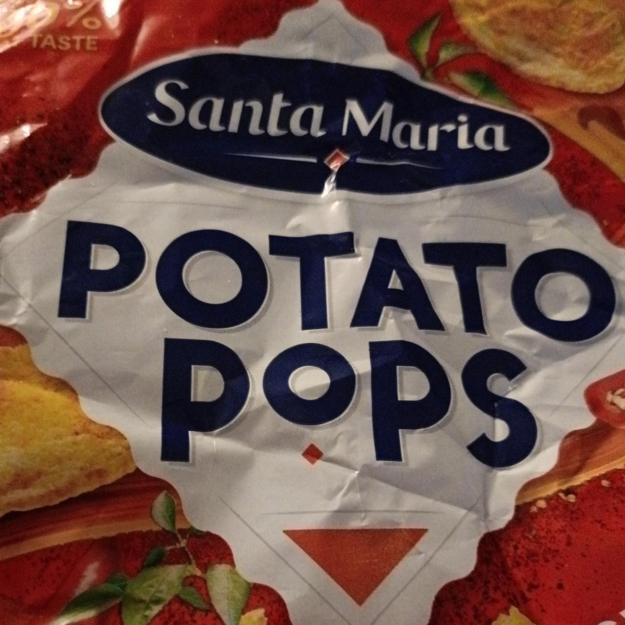 Фото - Чіпси картопляні Potato Pops Santa Maria