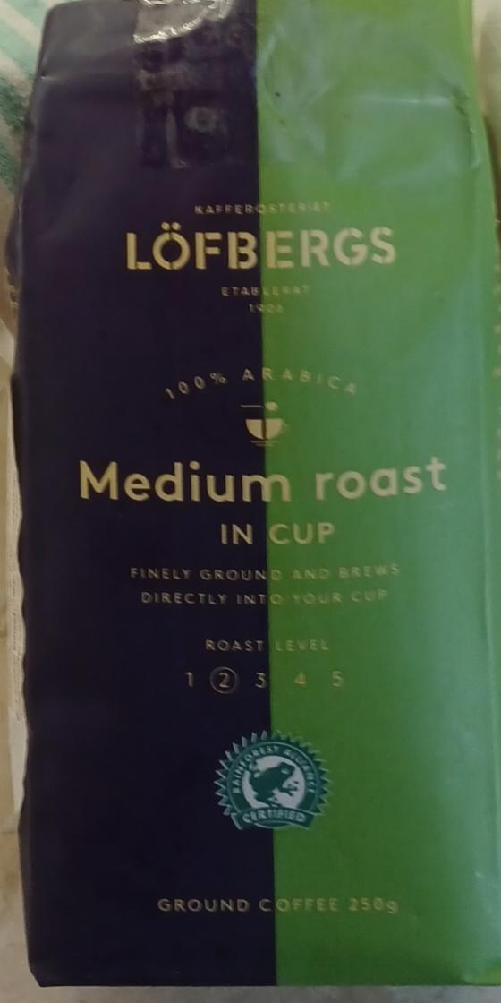 Фото - Medium roast in cup Löfbergs