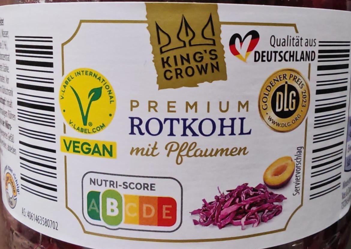 Фото - Premium rotkohl mit pflaumen King's Crown