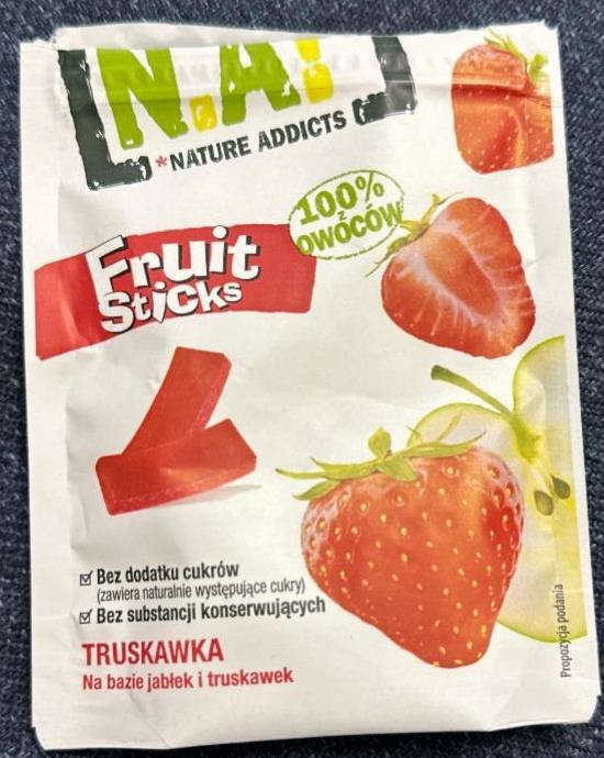 Фото - Nature Addicts Fruit Sticks Truskawka N.A!