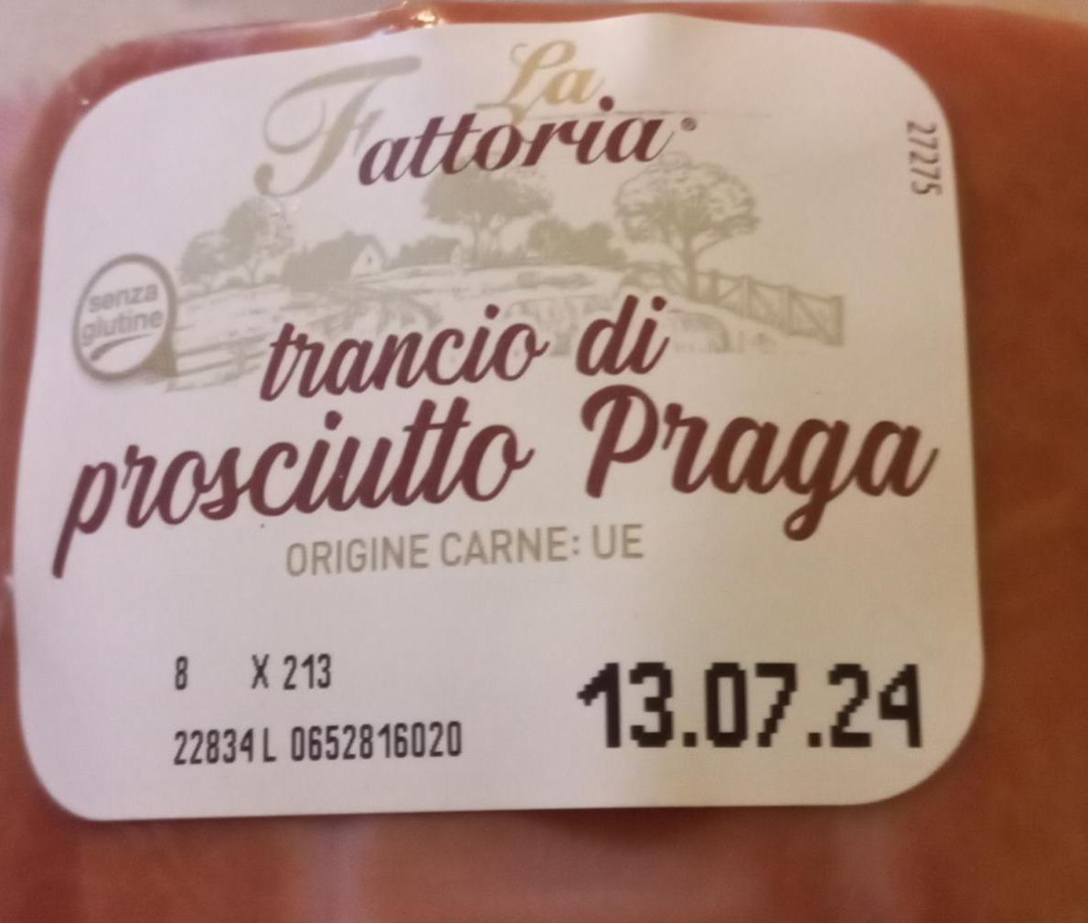 Фото - Trancio di prosciutto praga La fattoria