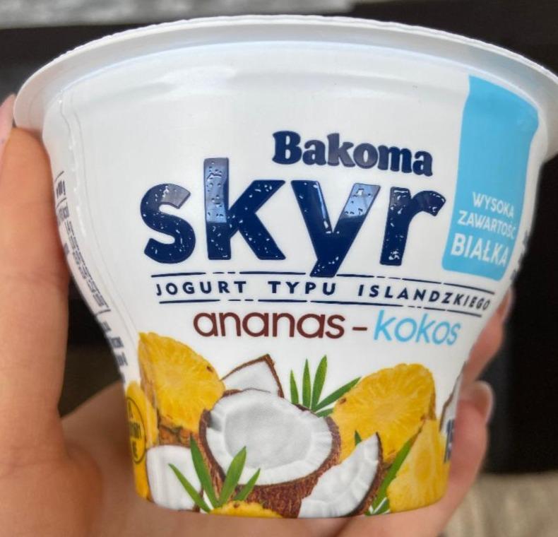 Фото - Skyr ananas kokos Bakoma