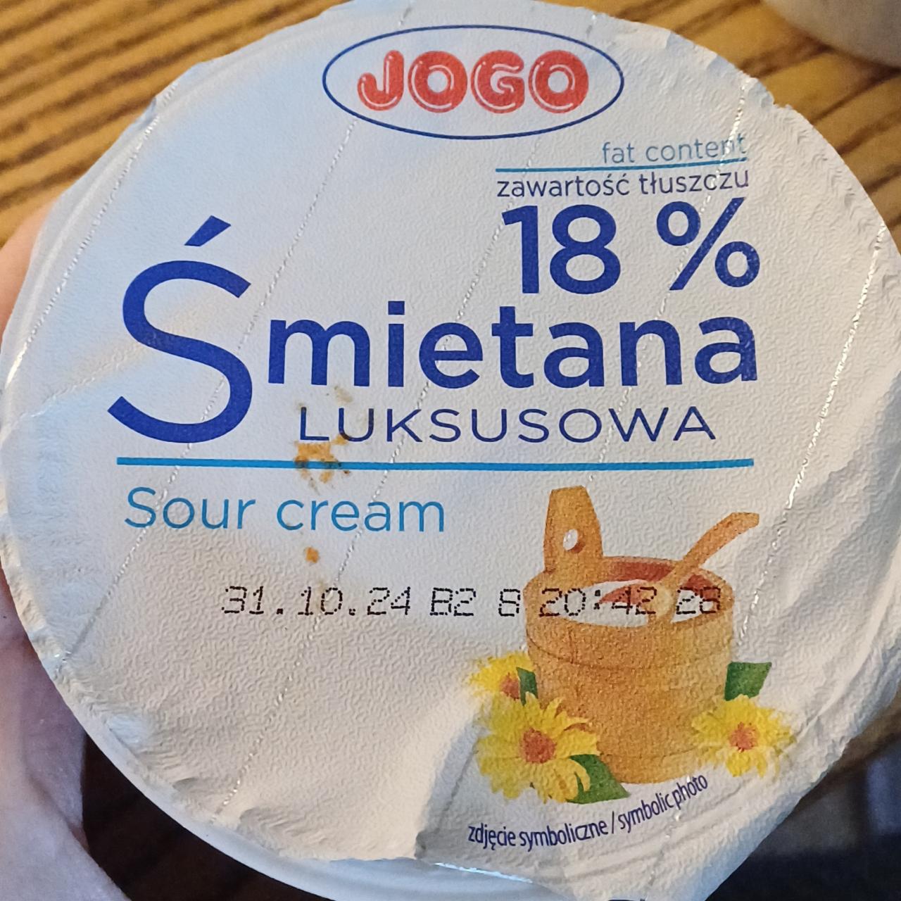 Фото - Śmietana 18% luksusowa Jogo