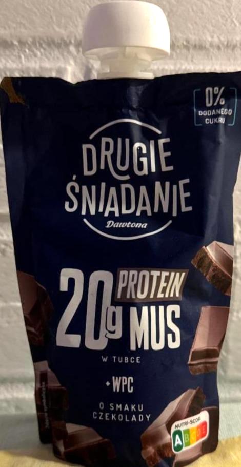 Фото - Protein mus w tubce o smaku czekolady drugie śniadanie Dawtona