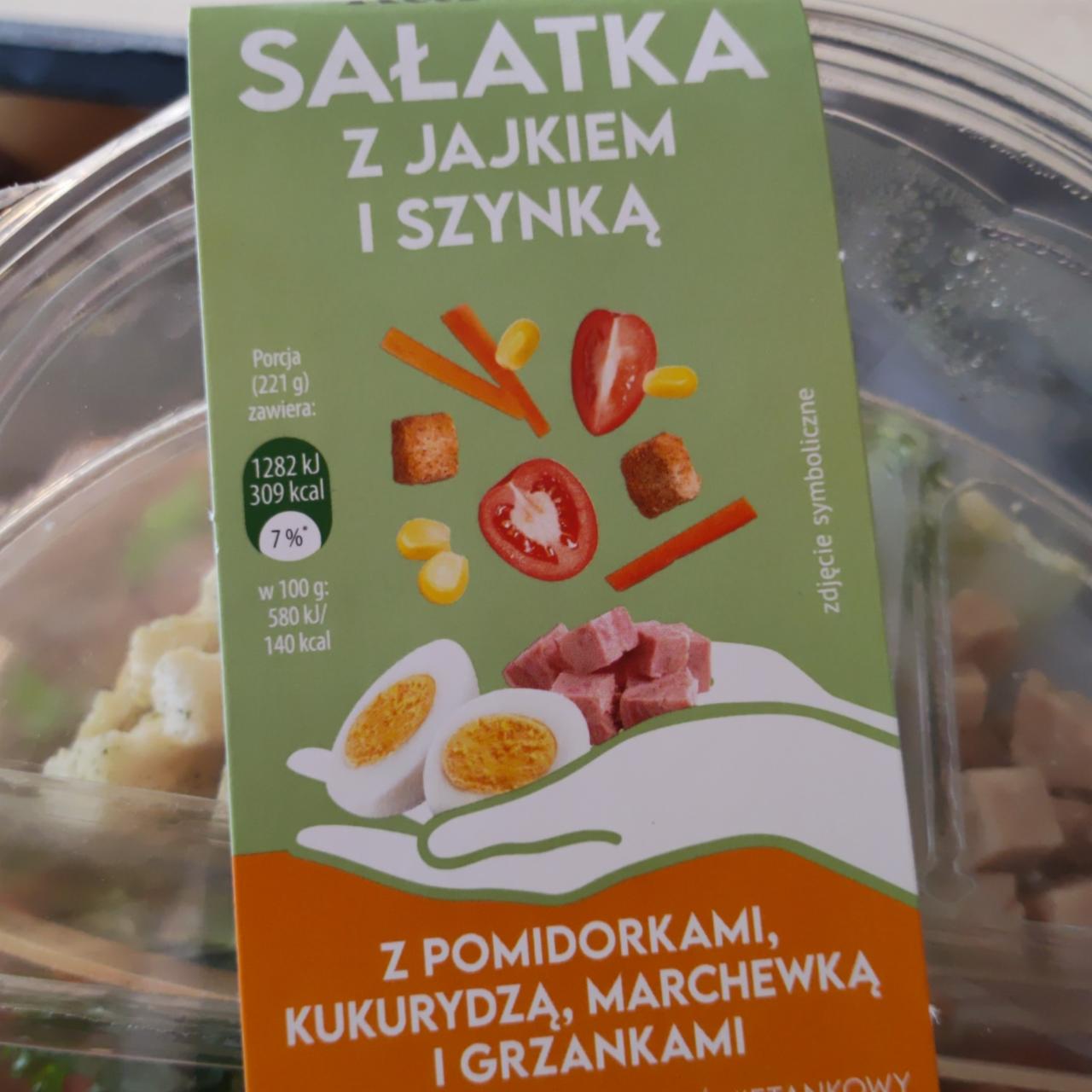 Фото - Salatka z jajkiem i szynka Dobra Karma