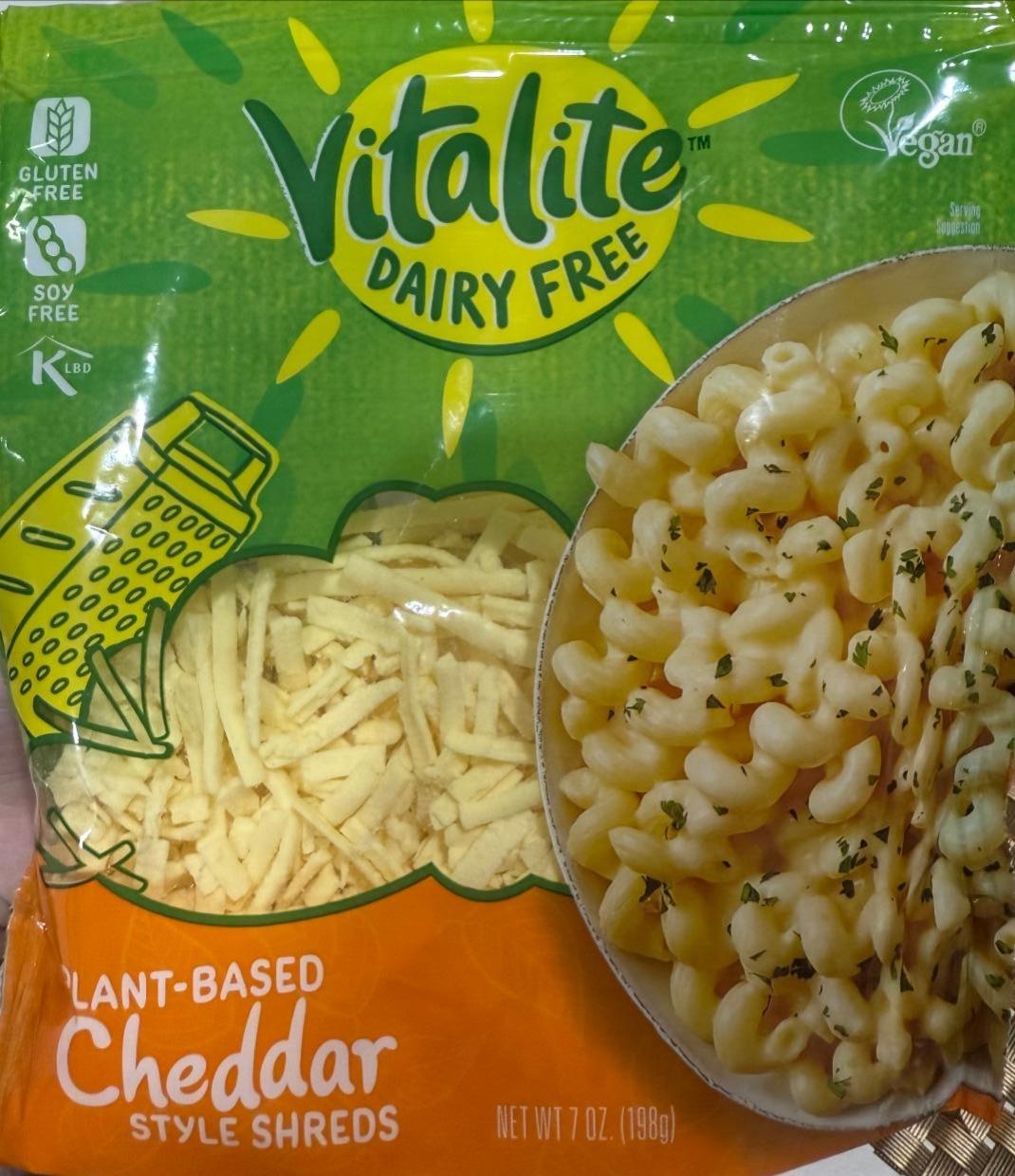 Фото - Plant-based cheddar style shreds Vitalité