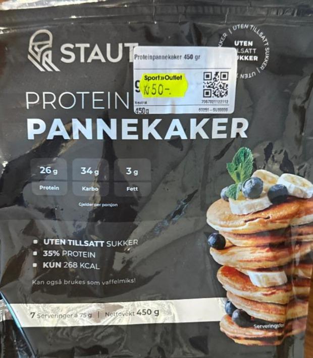 Фото - Протеїнова суміш для панкейків Protein Pannekaker Staut