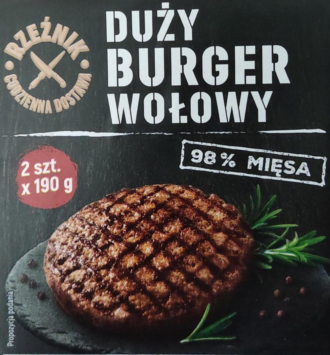 Фото - Duży burger wołowy Lidl