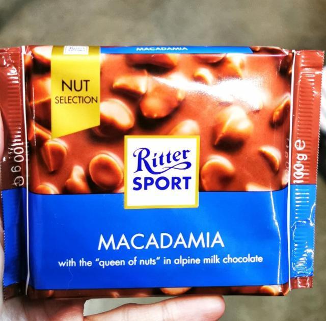 Фото - Ritter Sport Macadamia ріттер спорт макадаміа