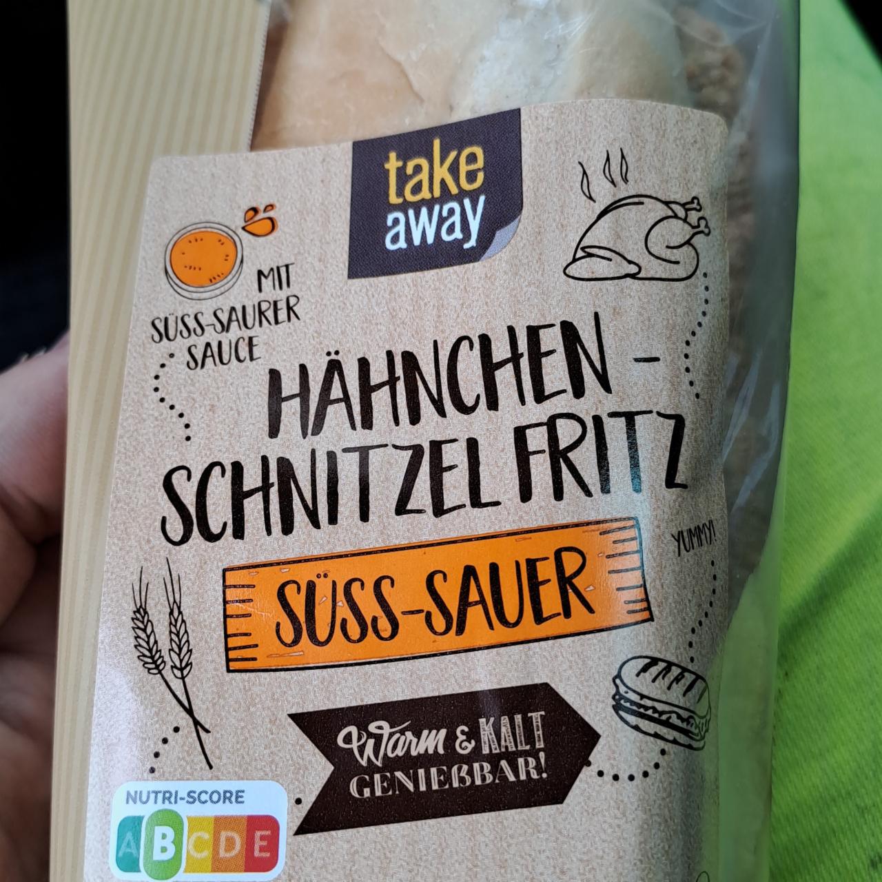 Фото - Hähnchen-Schnitzel Fritz süss-sauer Teigwaren Nudeln Take Away Netto