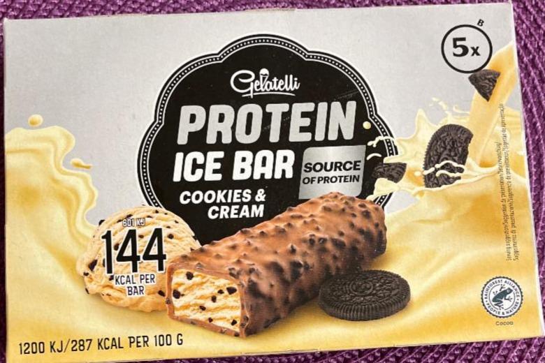 Фото - Protein ICE Bar Cookies & Cream Gelatelli