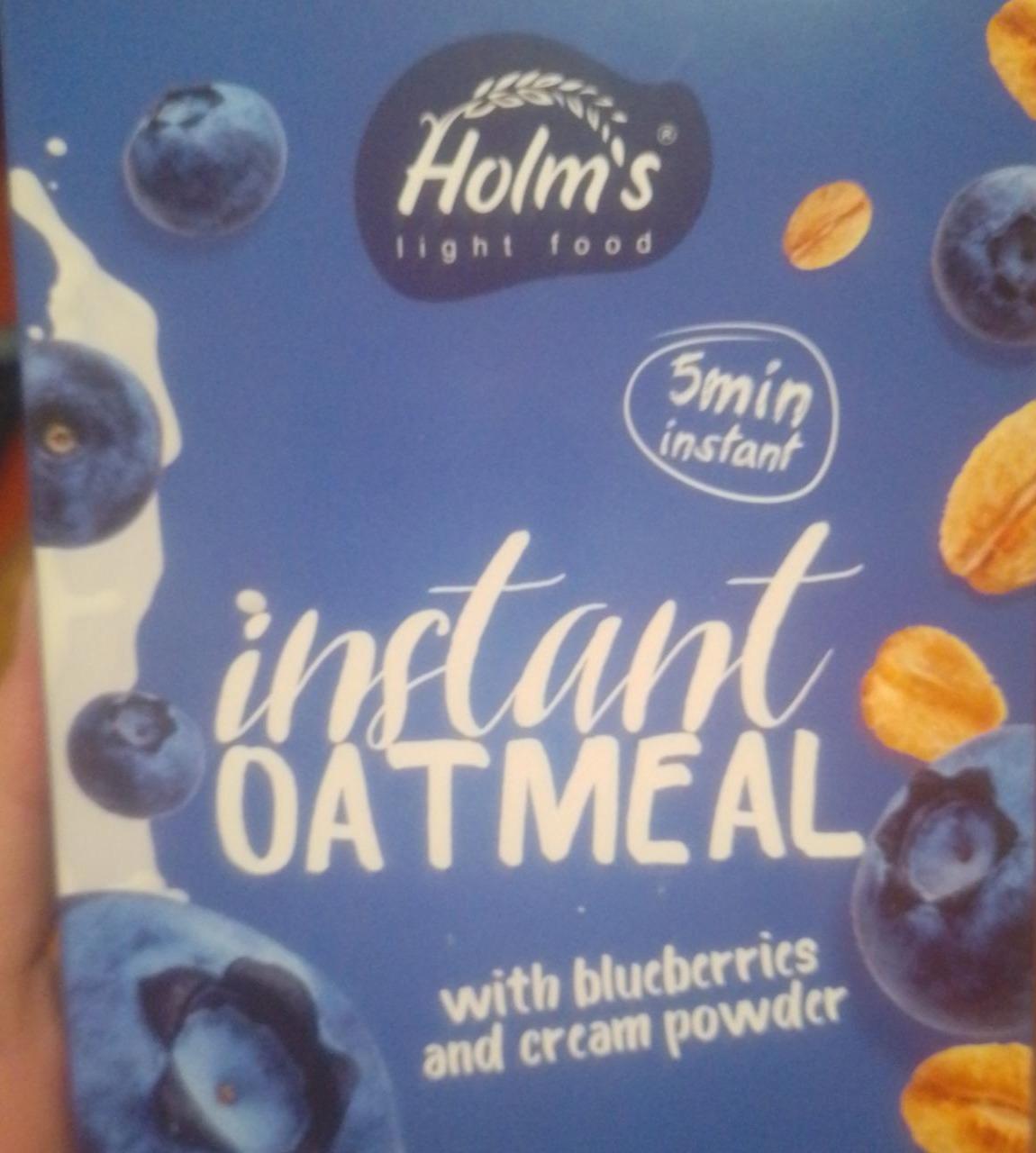 Фото - Instant Oatmeal Holm's