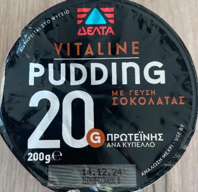 Фото - Vitaline pudding protein chocolate Delta