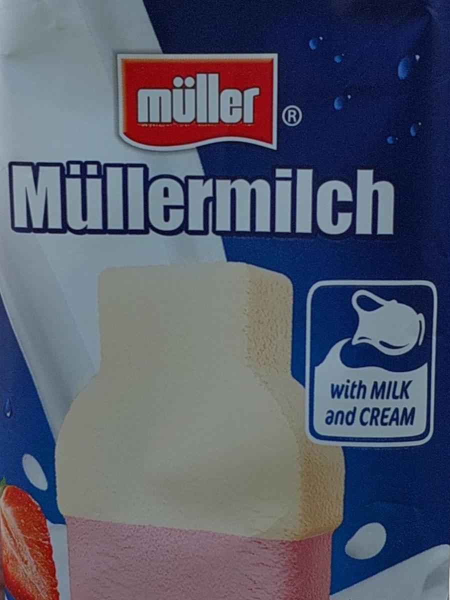 Фото - Müllermilch Vanilla-strawberry taste Müller