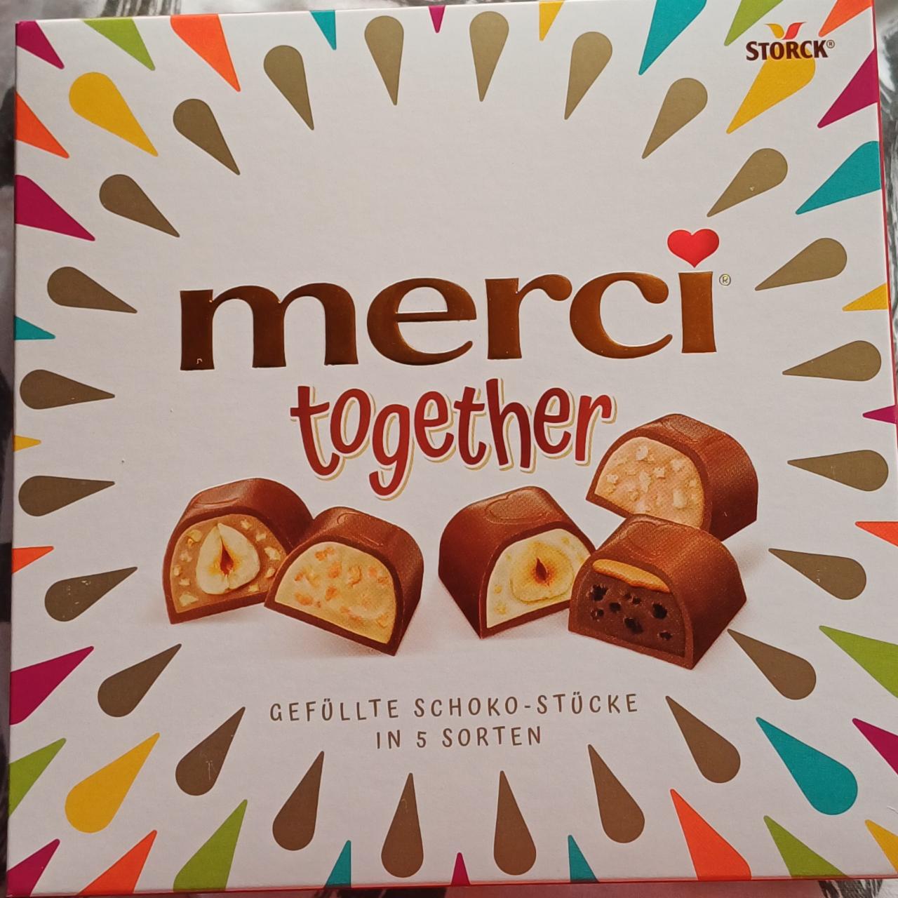 Фото - Merci together-gefüllte schoko-stücke 5 sorten Storck