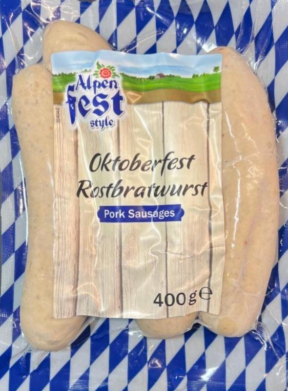 Фото - Oktoberfest Rostbratwurst Alpen fest style