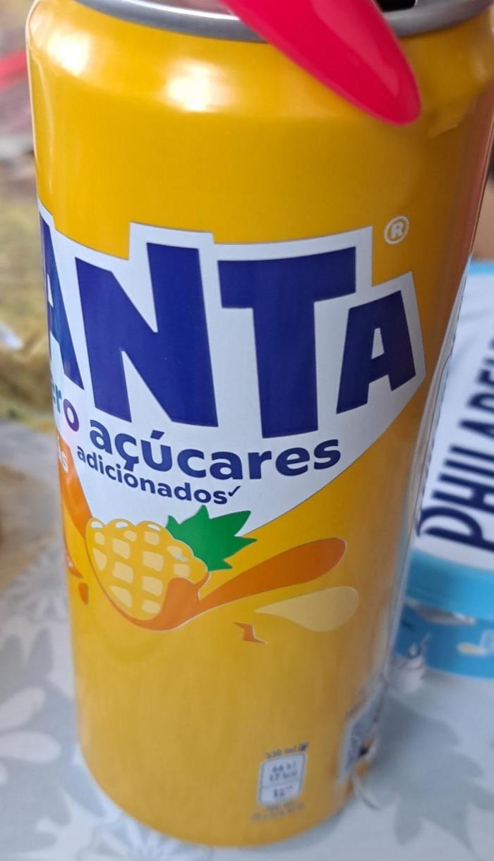 Фото - Напій безалкогольний зі смаком анансу Фанта Fanta