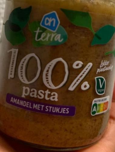 Фото - 100% pasta amandel met stukjes AH terra