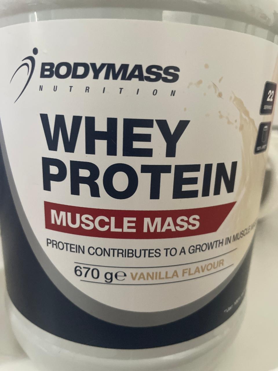 Фото - Whey protein muscle mass vanilla flavour Bodymass Nutrition