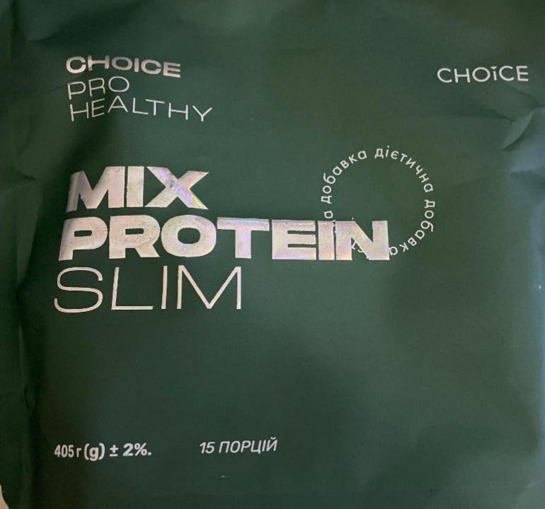 Фото - Mix protein slim pro healthy Choice