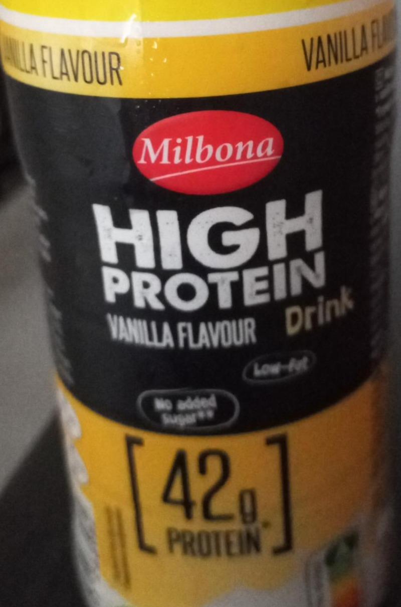 Фото - High Protein vanilla flavour drink Milbona