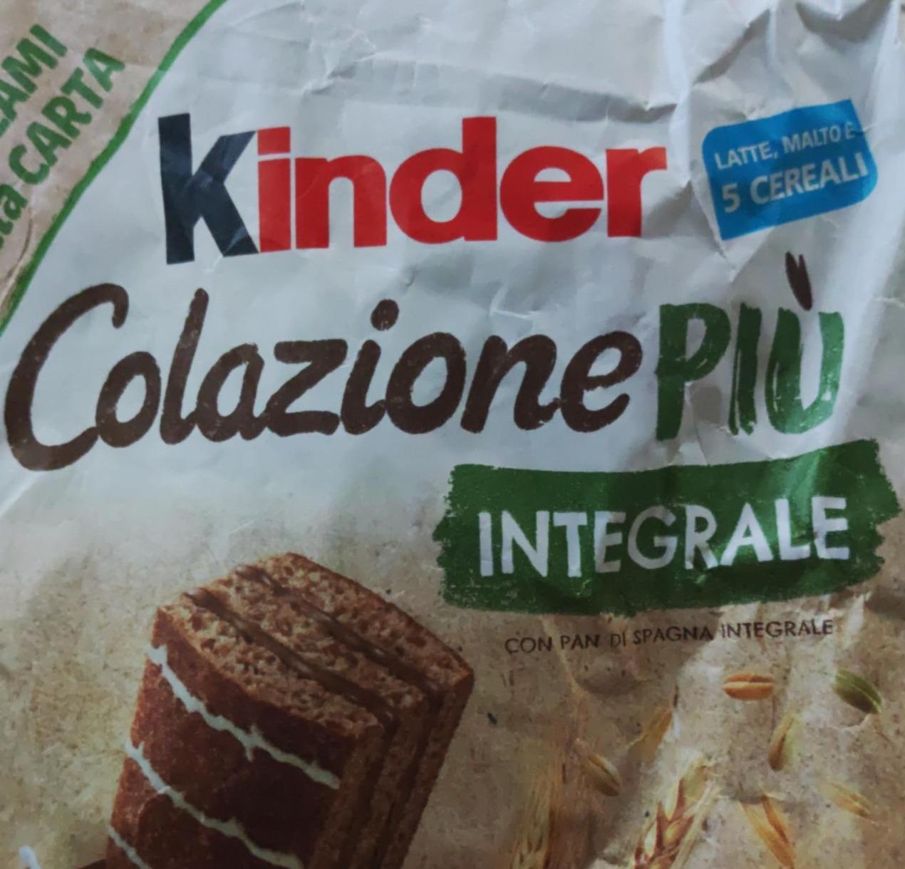 Фото - Colazione piu integrale Kinder