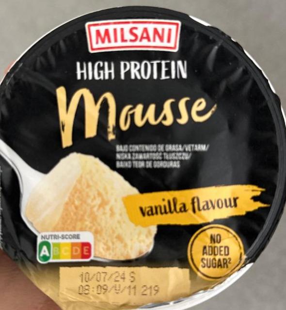 Фото - Мус протеїновий High Protein Mouse Vanilla Milsani