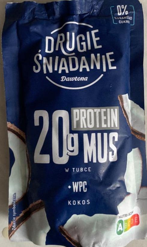 Фото - Protein mus w tubce kokos drugie śniadanie Dawtona