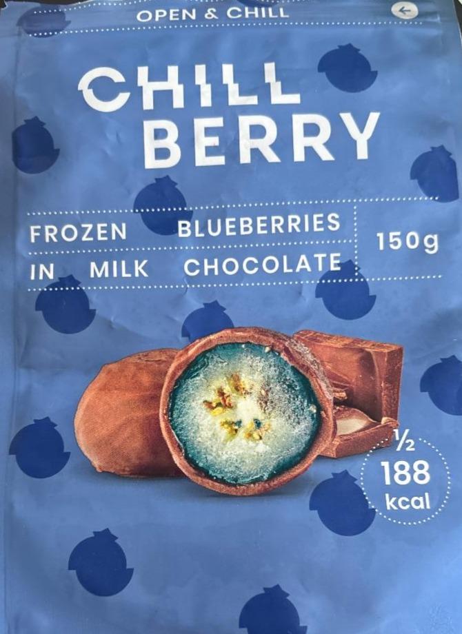 Фото - Frozen blueberries in milk chocolate Chill Berry