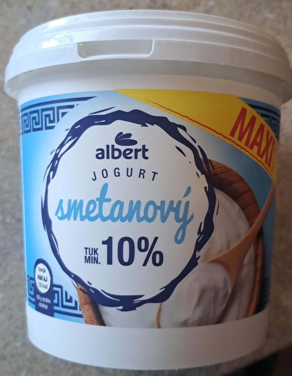 Фото - Jogurt smetanový 10% Albert