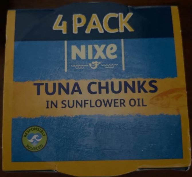 Фото - Tuna chunks in sunflower oil Nixe