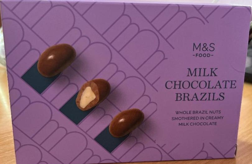 Фото - Milk Chocolate Brazils M&S Food