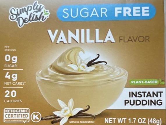 Фото - Instant pudding vanilla flavor Simply delish