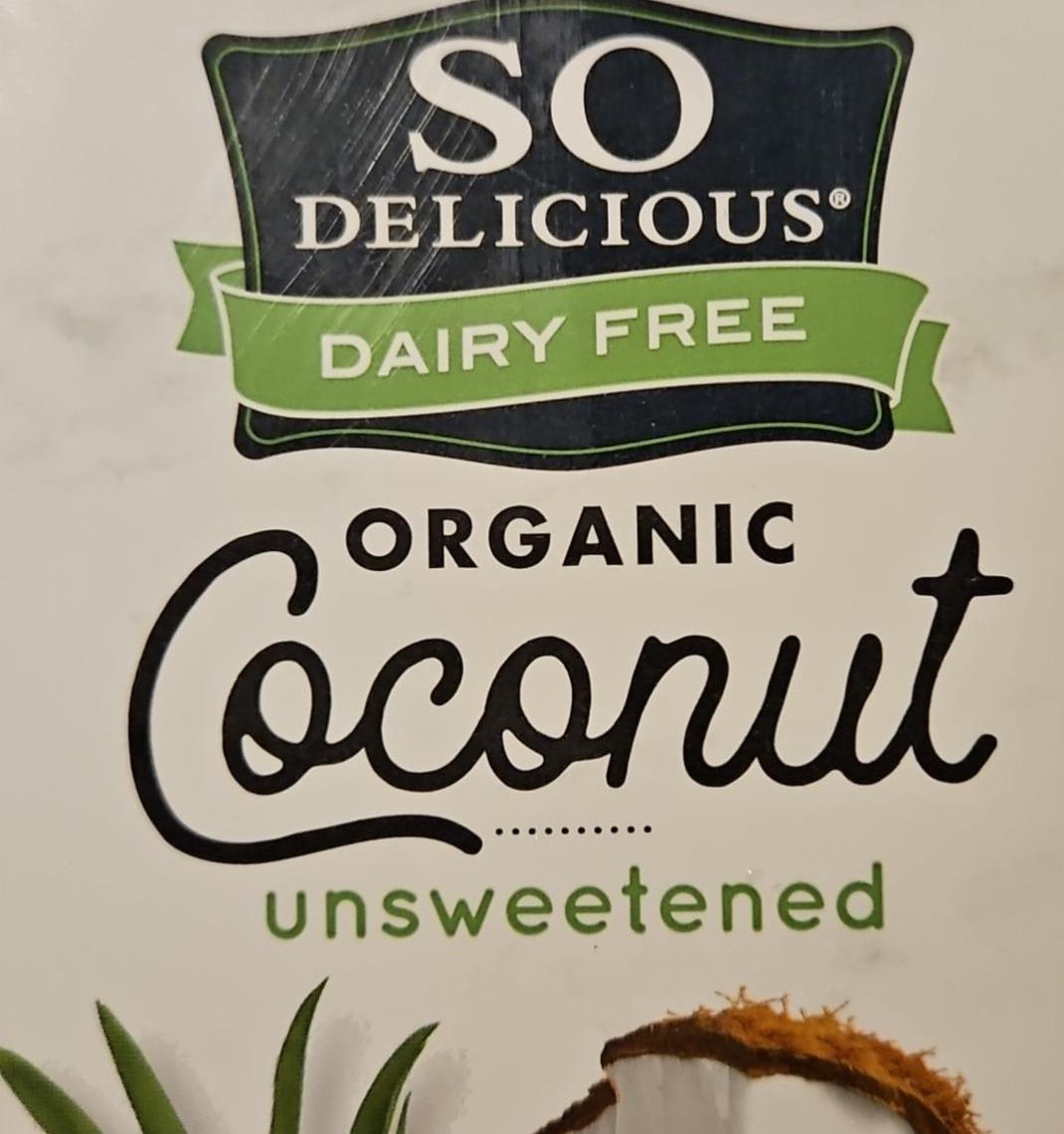 Фото - Coconut Organic Unsweetened SO Delicious